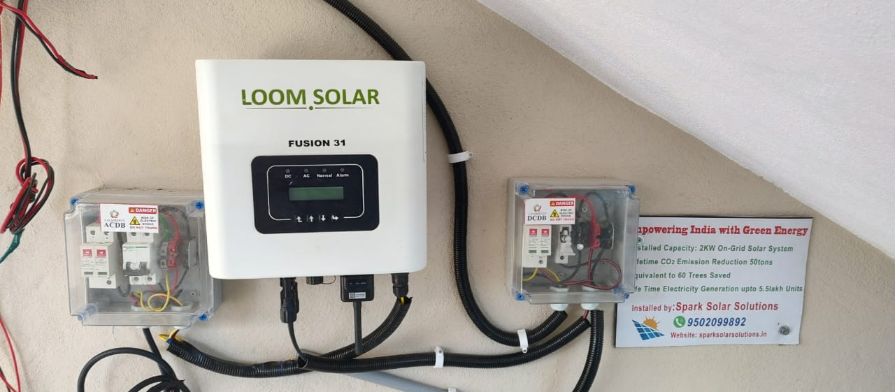 Spark 3 kw on-grid Solar System