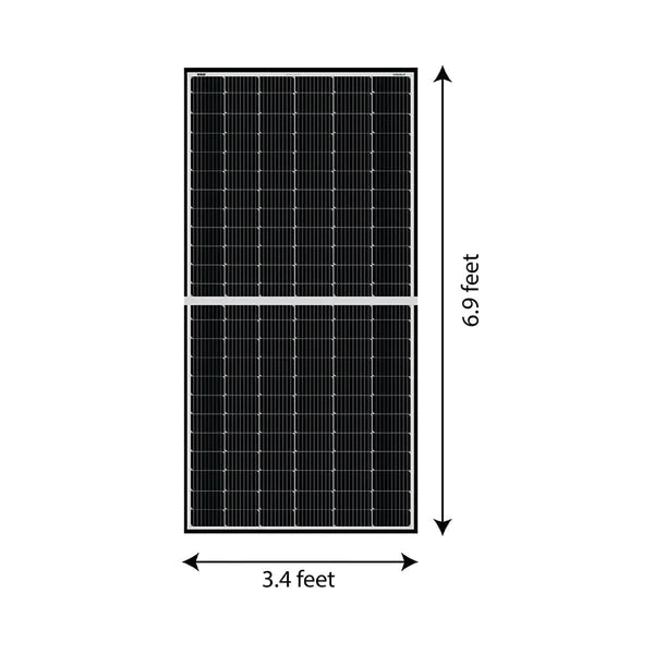 SHARK 455w Mono Perc half cut Solar Panel