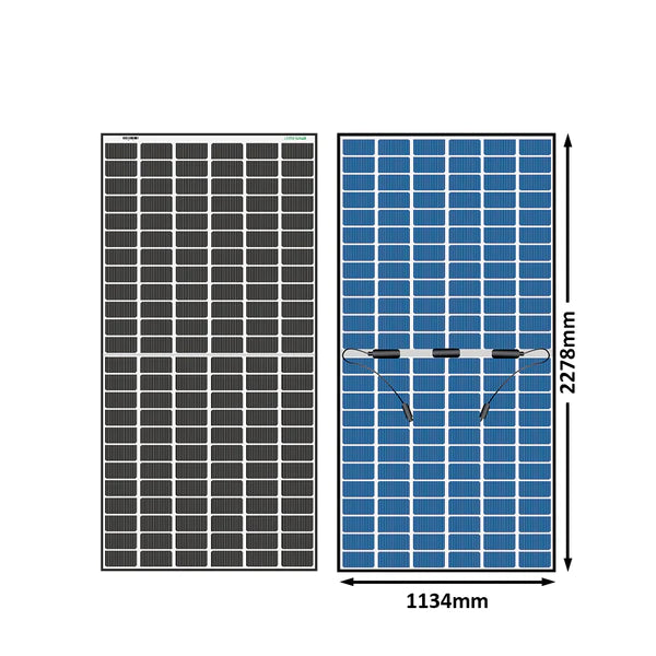 Loom Solar Panel - SHARK 575 Watt | N-Type TOPCon Bifacial 16 BB